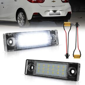 LED License Plate Lights for Chevy Cruze 2009-2023 Tag Light Number Plate Light Assembly Replacement