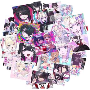 50PCS Needy Girl Overdose Game AME-chan KAngel Stickers Catoon Waterproof Graffiti Vinyl Decals Laptop Toy Kid Gifts