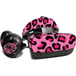 MightySkins Skin for Oculus Rift S - Pink Leopard | Protective, Durable, and Unique Vinyl Decal wrap Cover | Easy to Apply, Remove, and Change Styles | Made in The USA