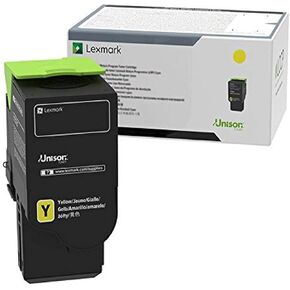Lexmark C241XY0 Yellow Extra High Yield Return Program Cartridge Toner, Grey