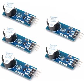 Oiyagai 5pcs DC 3.3-5V Passive Low Level Trigger Buzzer Alarm Sound Module for Arduino