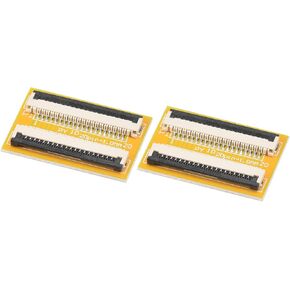 MECCANIXITY FFC FPC Extension Board PCB Extend Zip HDD Connector 20 Pin 1.0mm Pitch Single Side for LCD 3D Printer Camera DVD TV Laptop Pack of 2