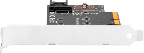 تقنية SilverStone SST-ECM20 بطاقة محول M2 مزدوجة إلى PCI-E X4 وSATA 6G (ECM20) in Saudi Arabia