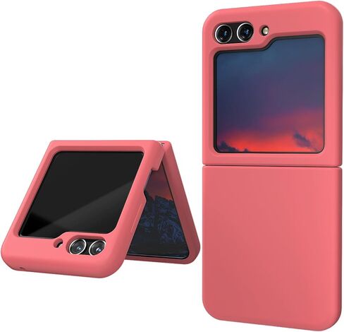 E Segoi Designed for Galaxy Z Flip 5 Case, Liquid Silicone Gel Rubber Shockproof Case Soft Microfiber Cloth Lining Cushion Compatible with Galaxy Z Flip 5 5G (Matcha) in Saudi Arabia