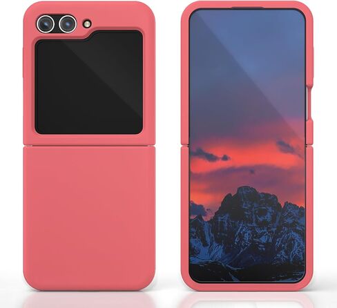 E Segoi Designed for Galaxy Z Flip 5 Case, Liquid Silicone Gel Rubber Shockproof Case Soft Microfiber Cloth Lining Cushion Compatible with Galaxy Z Flip 5 5G (Matcha) in Saudi Arabia
