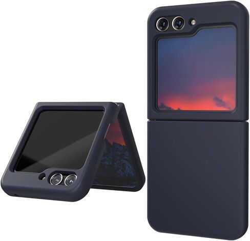 E Segoi Designed for Galaxy Z Flip 5 Case, Liquid Silicone Gel Rubber Shockproof Case Soft Microfiber Cloth Lining Cushion Compatible with Galaxy Z Flip 5 5G (Matcha) in Saudi Arabia