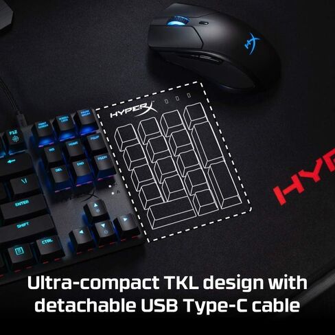 HyperX Alloy Origins Core Mechanical Gaming Keyboard for PC, PS5, PS4, Xbox Series X|S, Xbox One, Computer, Black (Renewed) in Saudi Arabia