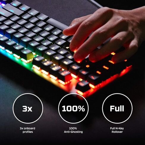 HyperX Alloy Origins Core Mechanical Gaming Keyboard for PC, PS5, PS4, Xbox Series X|S, Xbox One, Computer, Black (Renewed) in Saudi Arabia