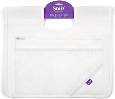Hanging Diaper Caddy - Crib Organizer with Multiple Pockets to Hold Bottles, Wipes, and More, Portable and Can be Used as Changing Pack, Durable and Long Lasting (White) in Kuwait