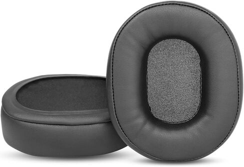 Ear Pads Replacement Cushions Pillow Compatible with Artiste ADH300 2.4GHz TV Wireless Headphones Earpads Foam (Black 2) in Saudi Arabia