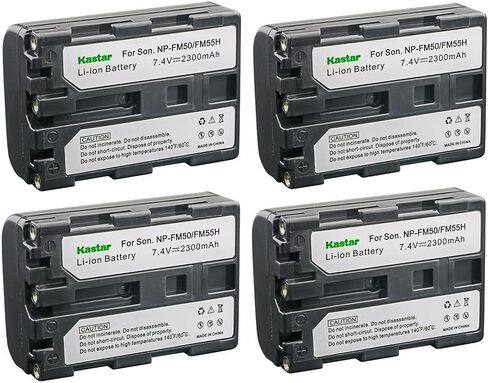 Kastar 3-Pack NP-FM50 / NP-FM55H Battery 7.4V 2300mAh Replacement for Sony DCR-TRV30, DCR-TRV33, DCR-TRV38, DCR-TRV39, DCR-TRV40, DCR-TRV50, DCR-TRV60, DCR-TRV70, DCR-TRV75, DCR-TRV80 Camera in Saudi Arabia