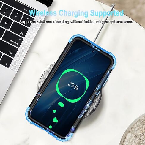 Miqala for Galaxy A55 5G/A35 5G Case,Glow in The Dark Three Layer Heavy Duty Shockproof Full Protection Hard Plastic Bumper+Soft Silicone Protective Case for Samsung Galaxy A55/A35 5G 2024,Purple in Saudi Arabia