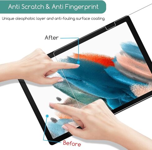 KEANBOLL 2-Pack Designed for Samsung Galaxy Tab A8 10.5 inch 2022 Tempered Glass Screen Protector, Galaxy Tablet A8 2022 (SM-X200/X205/X207), Ultra Clear Tempered Glass Shield in Saudi Arabia