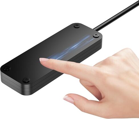 Desktop Computer Power Switch with Touch Sliding, External Remote Start PC Motherboard Power On Off Switch 2M Length Cable,RGB LED Light-MM8 in Kuwait