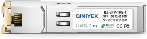 SFP+ to RJ45 Module, 10Gbase-T SFP+ Mini Gbic Transceiver Compatible with Cisco SFP-10G-T-S, Meraki, Ubiquiti UniFi UF-RJ45-10G, Fortinet, TP-Link TL-SM5310-T and More in Saudi Arabia