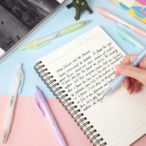 Gel Pens 12 Colors Retractable Quick Dry Ink Pens Fine Point 0.7mm, Smoooth Writing Pens Multicolor for Journaling, Drawing, Doodling, and Note Taking, Multicolor, 12-Count in Saudi Arabia