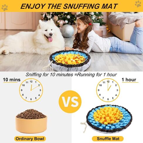 حصيرة سنفل قابلة للتعديل للكلاب، حصيرة شم الحيوانات الأليفة للألعاب التفاعلية، ألعاب إثراء الكلاب للكلاب الكبيرة والمتوسطة والصغيرة والتدريب على التحفيز العقلي والأكل البطيء (الوردي الأحمر والأصفر) in Kuwait