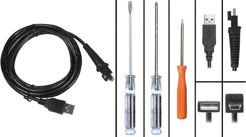 Compatible Nuance® Dragon PowerMic III Microphone 9' Straight Cable - Easy Install in Saudi Arabia
