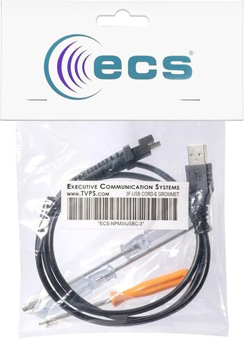 Compatible Nuance® Dragon PowerMic III Microphone 9' Straight Cable - Easy Install in Saudi Arabia