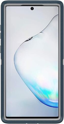 حافظة OtterBox Defender Series بدون شاشة لهاتف Samsung Galaxy Note10+ (فقط) - الحافظة فقط - عبوة غير قابلة للبيع بالتجزئة - Gone Fishin (الطقس الرطب/Majolica Blue) in Saudi Arabia