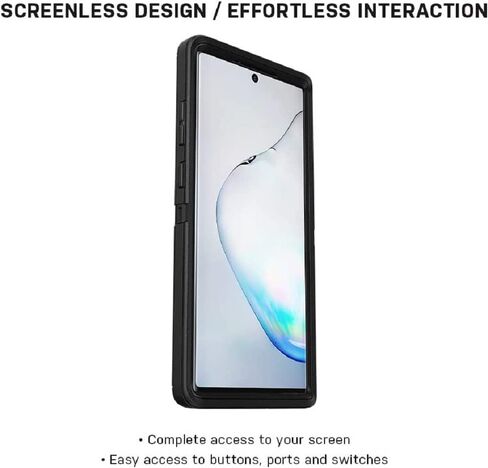 حافظة OtterBox Defender Series بدون شاشة لهاتف Samsung Galaxy Note10+ (فقط) - الحافظة فقط - عبوة غير قابلة للبيع بالتجزئة - Gone Fishin (الطقس الرطب/Majolica Blue) in Saudi Arabia