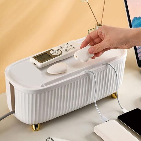 Cabilock Cable Management Box Cable Organizer Box Cord Management Box Cable Storage Box Cord Organizer: Wire in Saudi Arabia