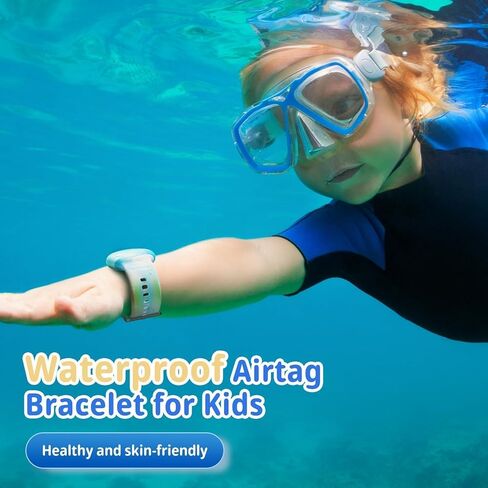 حامل AirTag، سلسلة مفاتيح Airtag، حافظة بطاقة هوائية مع تغطية كاملة من السيليكون الناعم ضد فقدان ملحقات سوار معصم Airtag المخفية in Kuwait