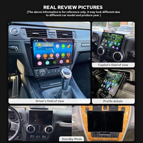 JOYING 10.1 بوصة راديو سيارة مزدوج الدين Android 10 ستيريو سيارة 6 جيجابايت + 128 جيجابايت ستيريو سيارة ملاحة 1920 × 1200 دقة فائقة النحافة شاشة تدعم Android Auto/Carlink/Bluetooth 5.1/DVR/OBD2/كاميرا احتياطية in Kuwait