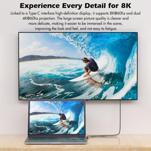 6-Foot USB4 Cable Compatible with Thunderbolt 3, Thunderbolt 4 and USB-C - Supports 8K HD Display, 40gbps Data Transfer, 240W Charging - 90-Degree Right Angle USB-C in Saudi Arabia
