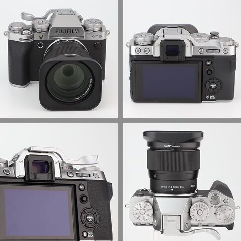 XT5 Thumb Grip,Haoge Thumb Up Rest Hand Grip for Fujifilm X-T5 Fuji XT5 Camera Metal Hot Shoe Hand Grip THB-XT5B Black in Saudi Arabia