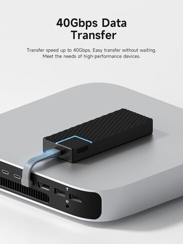 Hagibis Short USB 4 Cable, 240W Charging U-Type USB C Cable, 40Gbps Data Transfer, 8K 60Hz Video Display for iPhone 16 15 Pro Max, iPad, Thunderbolt 4/3, Hub, External SSD (UC4MC-6cm) in Saudi Arabia