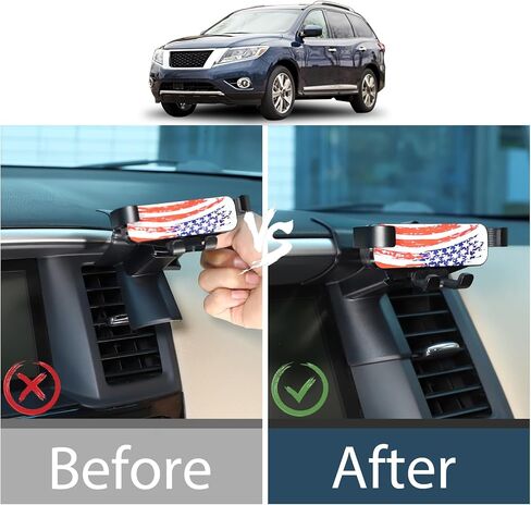 Lcojicep Car Navigation Screen Mobile Phone Holder Smartphone Support Compatible with Nissan Pathfinder 2013-2018 Handsfree Car Phone Stand Accessories (Left Style C) in Kuwait