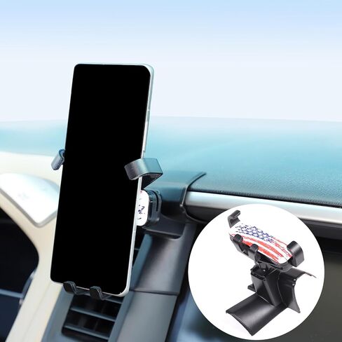 Lcojicep Car Navigation Screen Mobile Phone Holder Smartphone Support Compatible with Nissan Pathfinder 2013-2018 Handsfree Car Phone Stand Accessories (Left Style C) in Kuwait