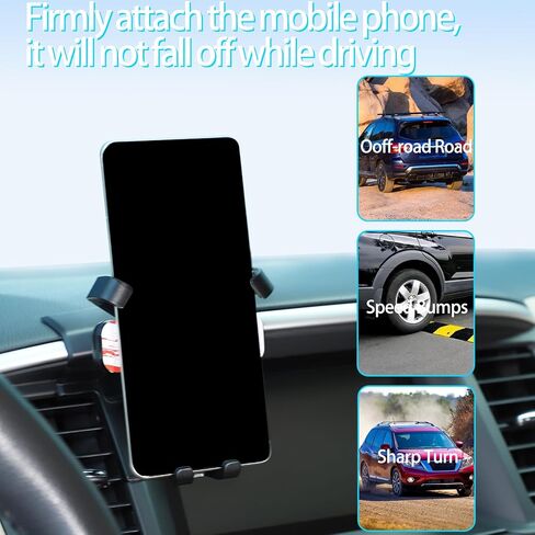 Lcojicep Car Navigation Screen Mobile Phone Holder Smartphone Support Compatible with Nissan Pathfinder 2013-2018 Handsfree Car Phone Stand Accessories (Left Style C) in Kuwait