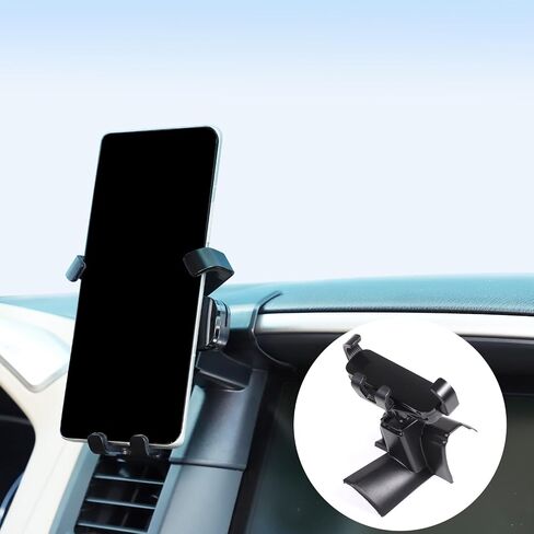 Lcojicep Car Navigation Screen Mobile Phone Holder Smartphone Support Compatible with Nissan Pathfinder 2013-2018 Handsfree Car Phone Stand Accessories (Left Style C) in Kuwait