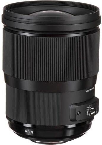 Sigma 28mm f/1.4 DG HSM Art Lens for Nikon F (441955) Bundle: 64 GB Memory Card, Card Reader, Backpack, Lens Hood, Front and Rear Lens Caps, 3-Piece Filter Kit, Full Cleaning Kit, Cap Keeper, and More in Saudi Arabia