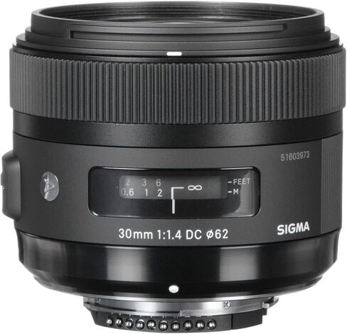 مجموعة عدسة Sigma 30mm f/1.4 DC HSM Art لكاميرا Nikon F (301-306) مع بطاقة ذاكرة سعة 64 جيجابايت، وقارئ بطاقات، ومجموعة مرشحات مكونة من 3 قطع، وحقيبة عدسة، وحقيبة ظهر، ومجموعة تنظيف كاملة، وغطاء عدسة، وحقيبة عدسة، والمزيد in Saudi Arabia