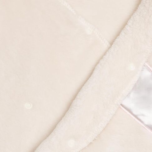 Pavilion Gift Company Baby Girl 26" x 28" Star Comfort Snuggler, Beige, White in Saudi Arabia