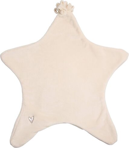 Pavilion Gift Company Baby Girl 26" x 28" Star Comfort Snuggler, Beige, White in Saudi Arabia