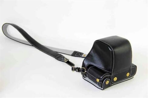 X-Pro2 X-Pro 3 Case, BolinuUS Genuine Real Leather Camera Case Bag Cover for Fuji X-Pro2 Fujifilm X Pro2 X-Pro3 XPro3 with XF35mm Lens Bottom Opening Version + Neck Strap + Mini Storage Bag in Saudi Arabia