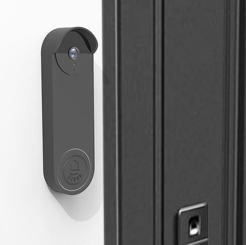 Silicone Case Doorbell Cover Weatherproof Protective Silicone for Google Nest Doorbell Case Anti-UV (White) in Saudi Arabia