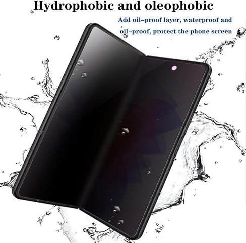 2+1 حزمة واقي شاشة للخصوصية مصمم لهاتف Samsung Galaxy Z Fold 6، مضاد للزقزقة، قطعة واحدة من الخارج + قطعة واحدة من الداخل، طبقة ناعمة + قطعة واحدة من واقي العدسات الشفاف الناعم in Kuwait