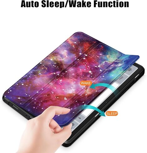 Gylint Case for Galaxy Tab A9+ 11 inch, Hybrid Slim Case Cover Shockproof Cover with Clear Transparent Back Shell for Samsung Galaxy Tab A9 Plus 11'' 2023 SM-X210 / X215 / X216 Outer Space in Kuwait