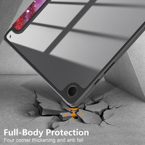 Gylint Case for Galaxy Tab A9+ 11 inch, Hybrid Slim Case Cover Shockproof Cover with Clear Transparent Back Shell for Samsung Galaxy Tab A9 Plus 11'' 2023 SM-X210 / X215 / X216 Outer Space in Kuwait