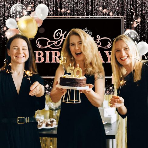 CIHER 184 سم × 114 سم خلفية عيد ميلاد سعيد زينة عيد ميلاد سعيد للنساء والفتيات لافتة عيد ميلاد سعيد للنساء والفتيات لوازم حفلات عيد الميلاد الذهبية الوردية وديكورات حفلات أعياد الميلاد خلفية للتصوير الفوتوغرافي in Kuwait