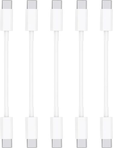 [معتمد من Apple MFi] شاحن iPhone 15 قصير شحن سريع، 8 بوصات 5 كابل USB إلى نوع C، كابلات شحن سريعة لهاتف iPhone، سلك نقل مزامنة بيانات عالي السرعة لهاتف iPhone 15 Pro Max/iPad/Airpods in Kuwait