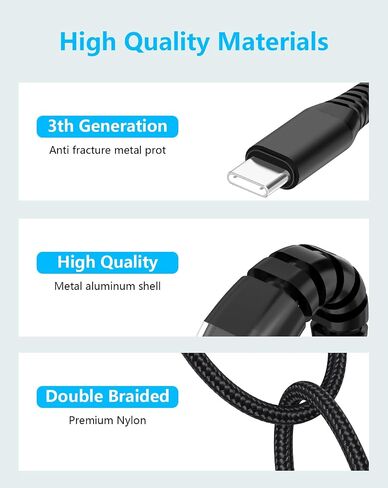 [معتمد من Apple MFi] شاحن iPhone 15 قصير شحن سريع، 8 بوصات 5 كابل USB إلى نوع C، كابلات شحن سريعة لهاتف iPhone، سلك نقل مزامنة بيانات عالي السرعة لهاتف iPhone 15 Pro Max/iPad/Airpods in Kuwait
