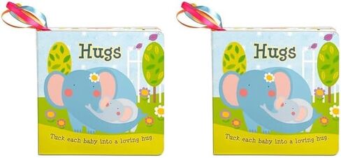 Melissa & Doug Children's Book - Hugs (Board Book with 5 Play Tags to Tuck into Pockets) in Saudi Arabia