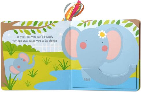 Melissa & Doug Children's Book - Hugs (Board Book with 5 Play Tags to Tuck into Pockets) in Saudi Arabia