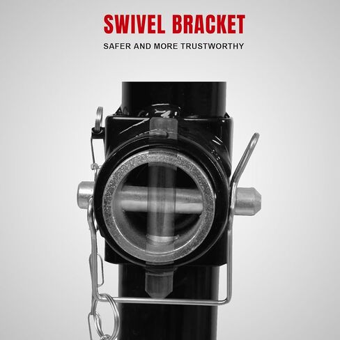 BIG RED ATR39002R-1 Torin Boat Trailer Jack with Dual Wheel: Heavy Duty Swing-Back Bolt-On Trailer Jack, 3/4 Ton (1,500 lb.) Capacity in Kuwait